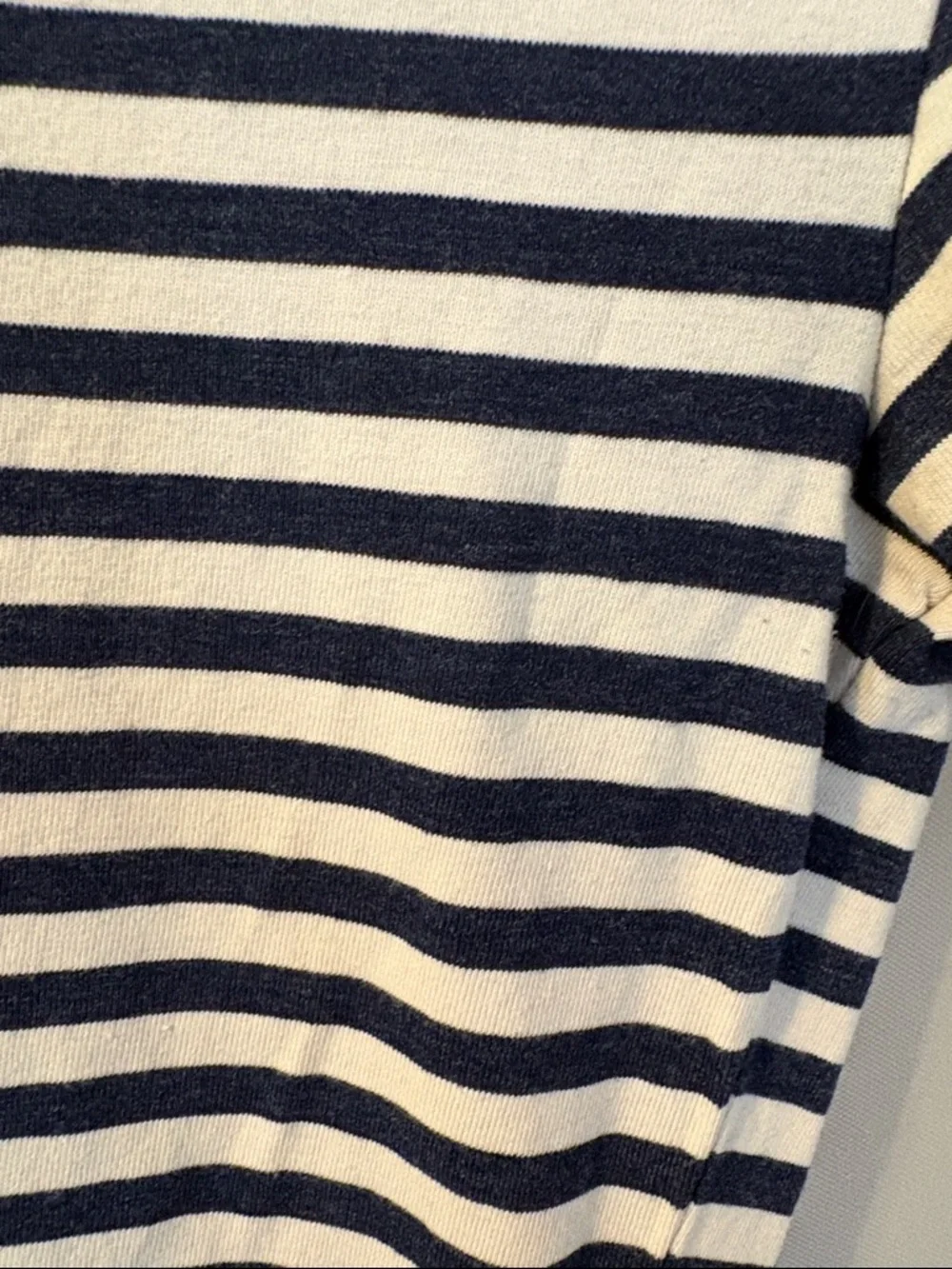 H&M Navy and White Striped Mini Dress